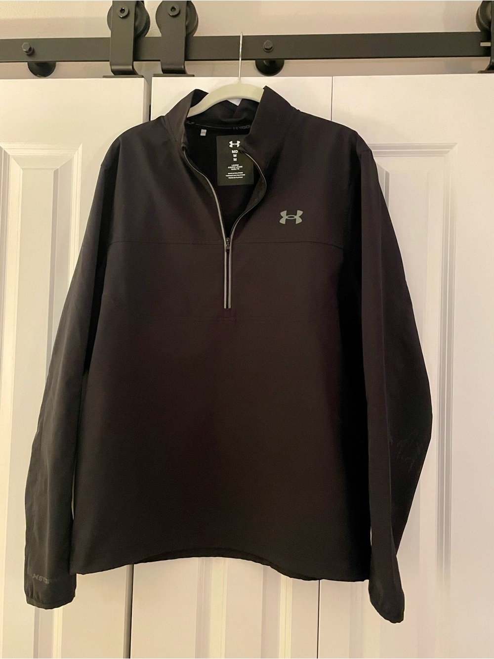 Under Armour Black Men's Half-Zip Performance Golf Pullover